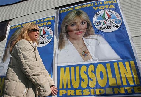 mussolini, enkelin|Alessandra Mussolini: How the fascist dictators。